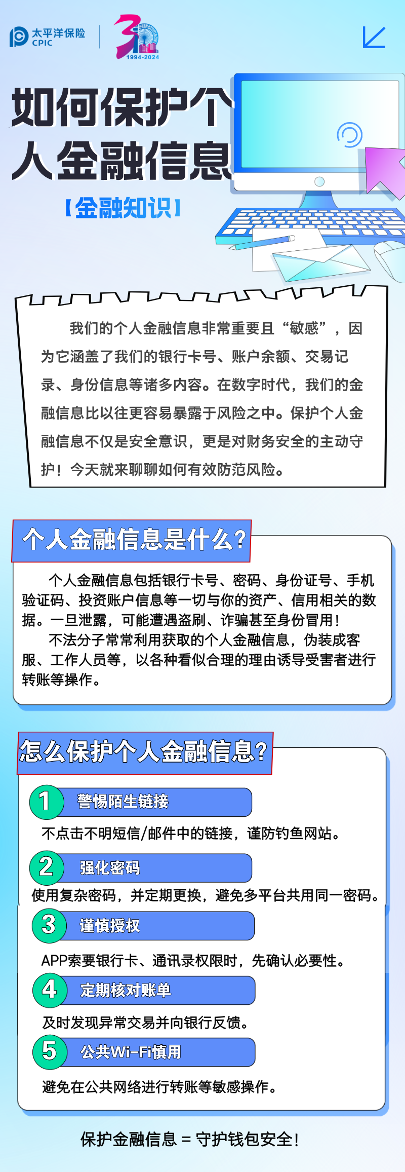 【金融知识】如何保护个人金融信息